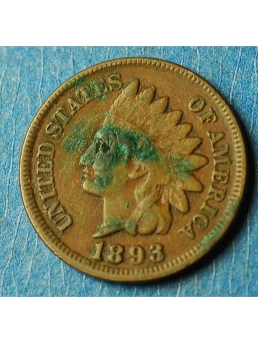 W1742 1893 Indian Head Cent Penny 1c - Check Out Our Store old coin unique gift